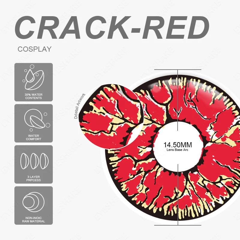 CRACK RED 14.5mm