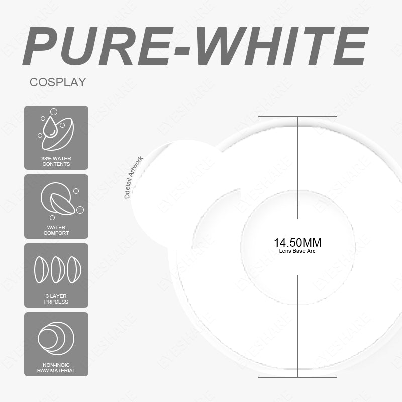 PURE WHITE 14.5mm