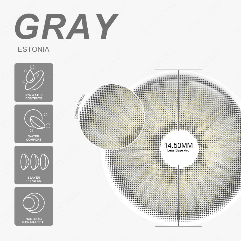 ESTONIA GRAY 14.5mm