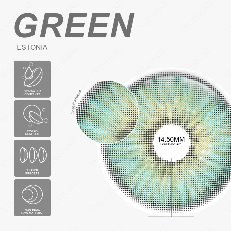 ESTONIA GREEN 14.5mm