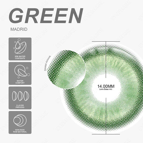 MADRID GREEN 14.0mm