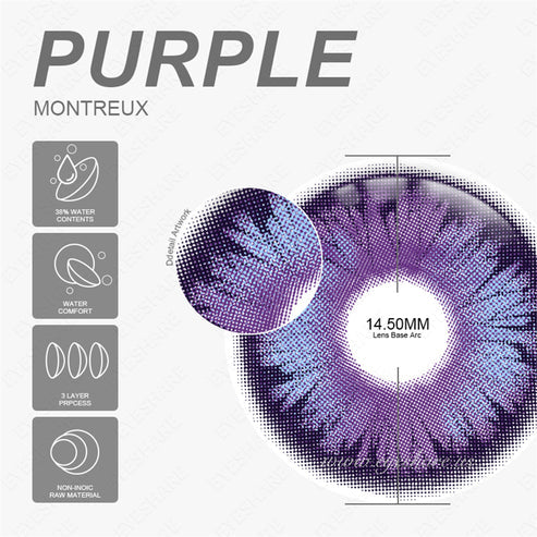 MONTREUX PURPLE 14.5mm