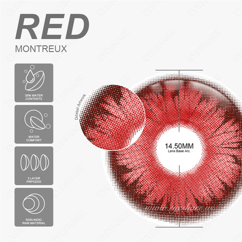MONTREUX RED 14.5mm