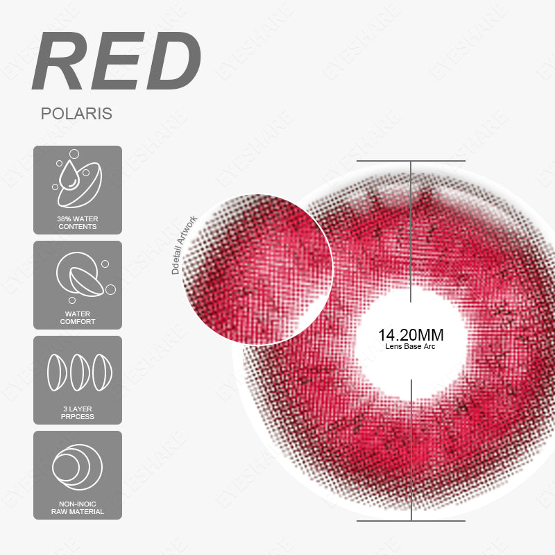 POLARIS RED 14.2mm