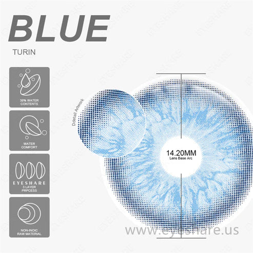TURIN BLUE 14.2mm