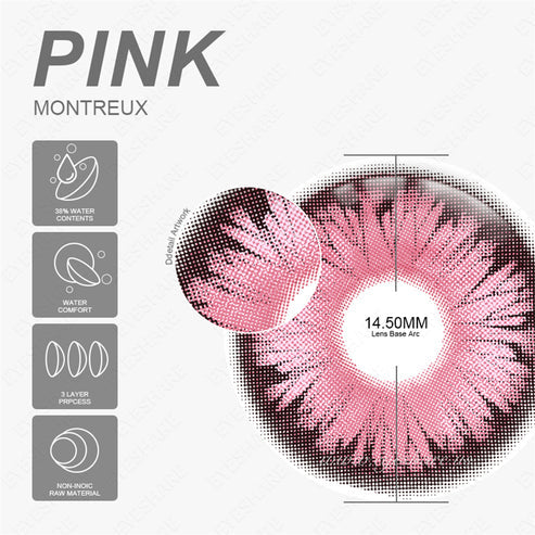 MONTREUX PINK 14.5mm