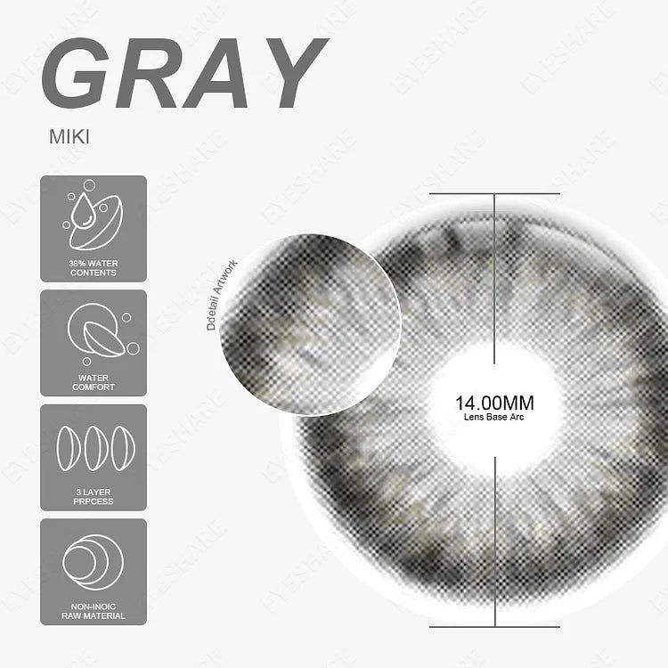MIKI GRAY 14.0mm