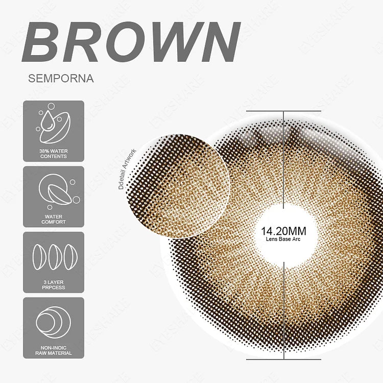 SEMPORNA BROWN 14.2mm
