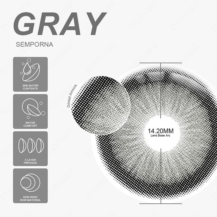 SEMPORNA GRAY 14.2mm