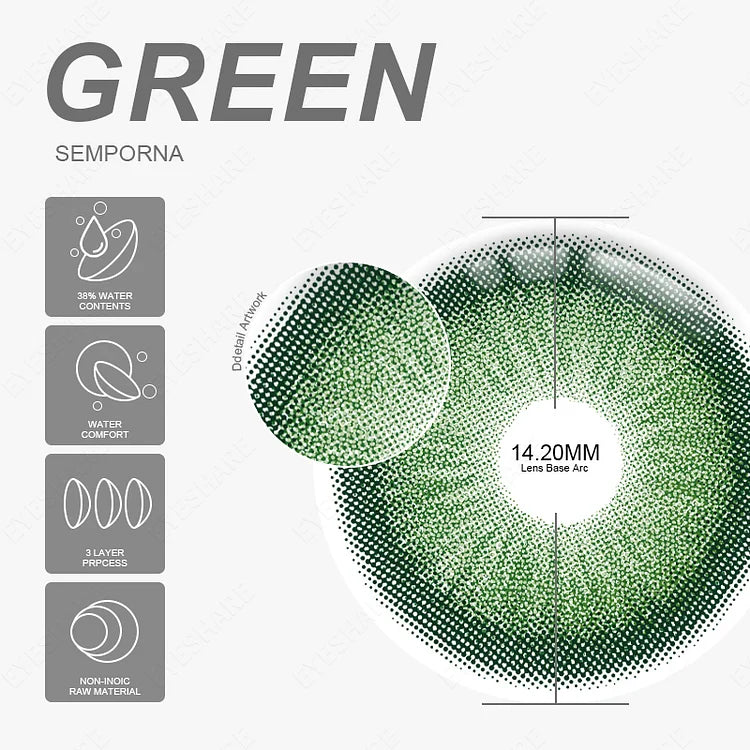 SEMPORNA GREEN 14.2mm