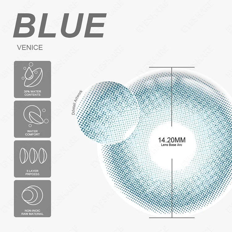 VENICE BLUE 14.2mm