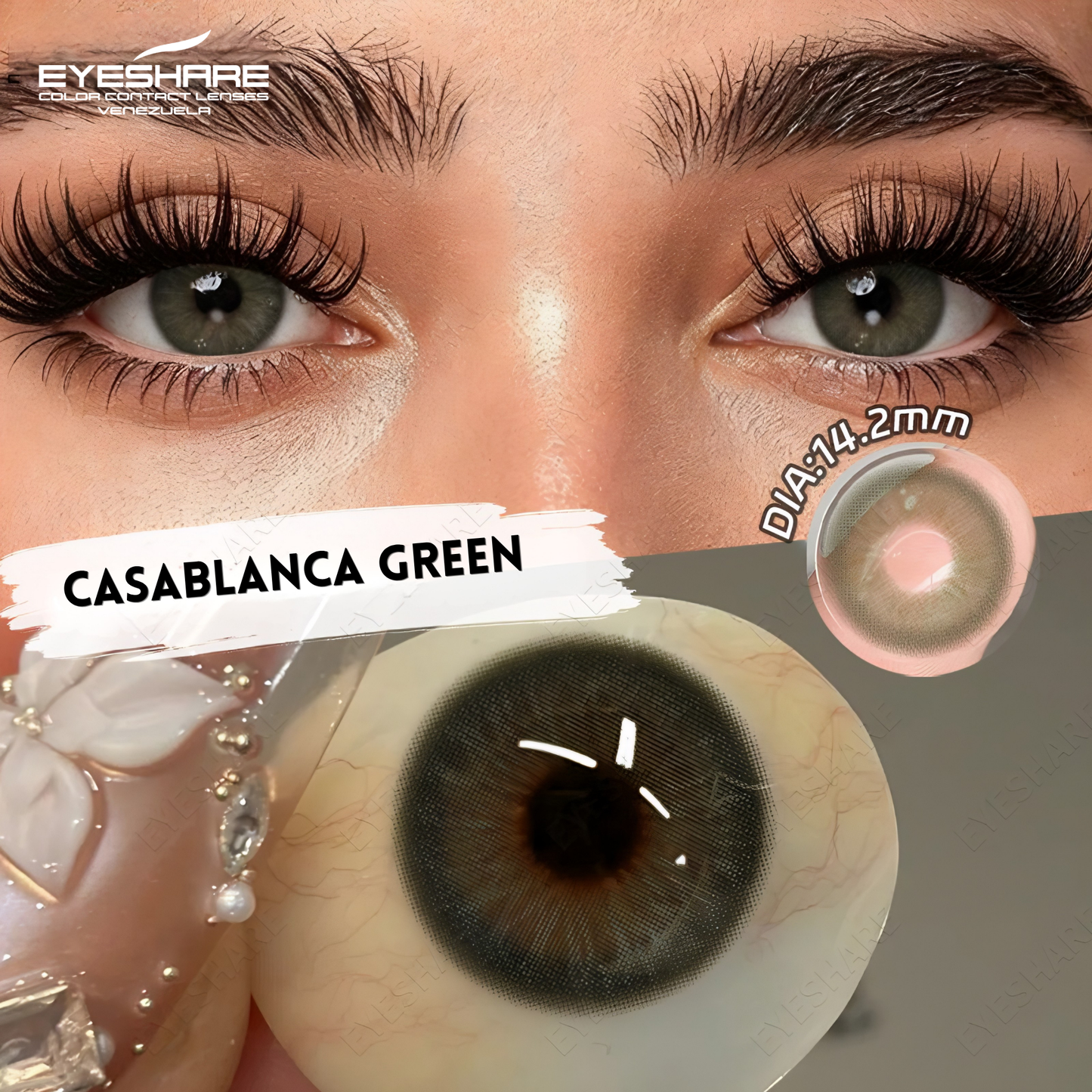 CASABLANCA GREEN 14.2MM