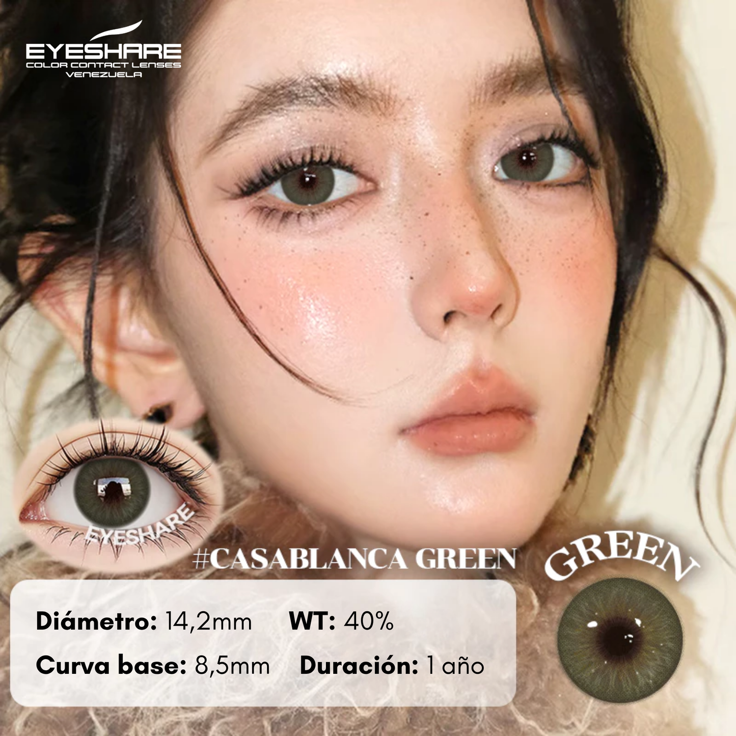 CASABLANCA GREEN 14.2MM