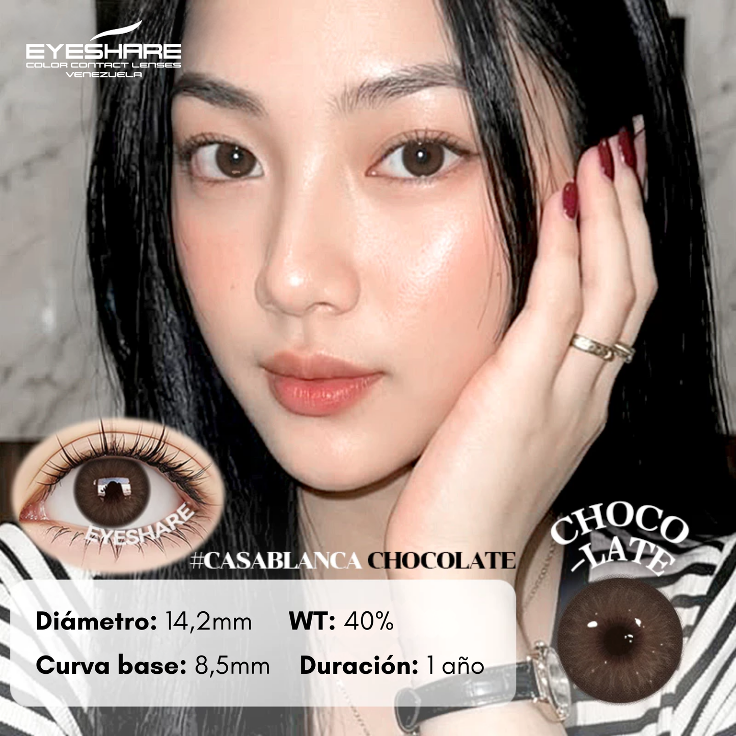 CASABLANCA CHOCOLATE 14.2MM