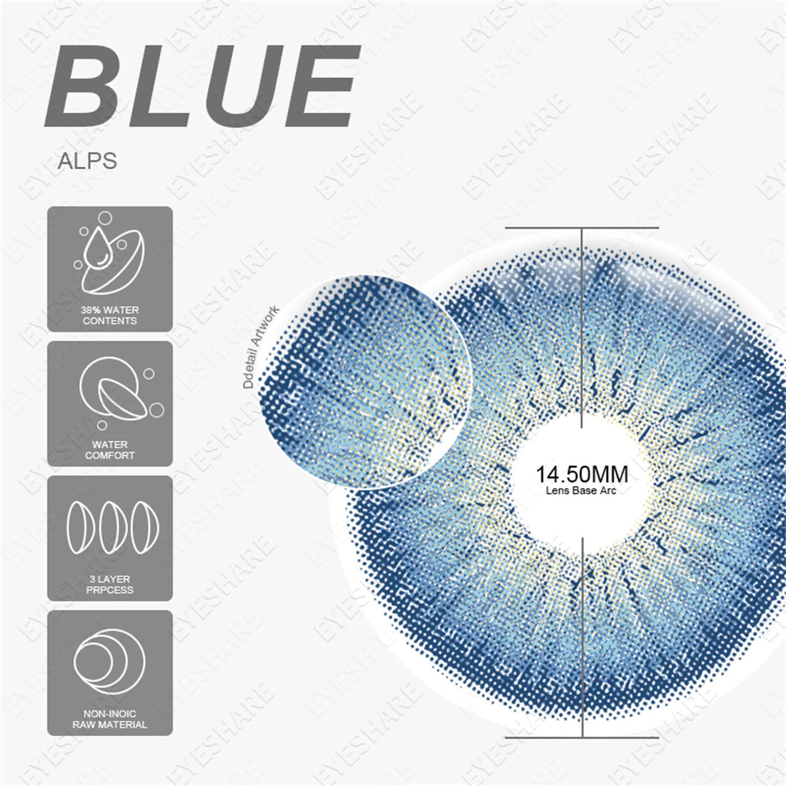 ALPS BLUE 14.5mm