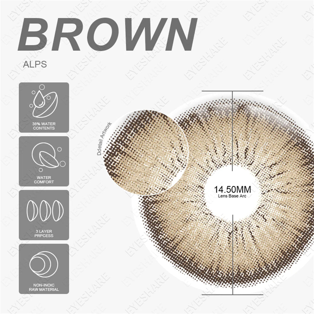 ALPS BROWN 14.5mm