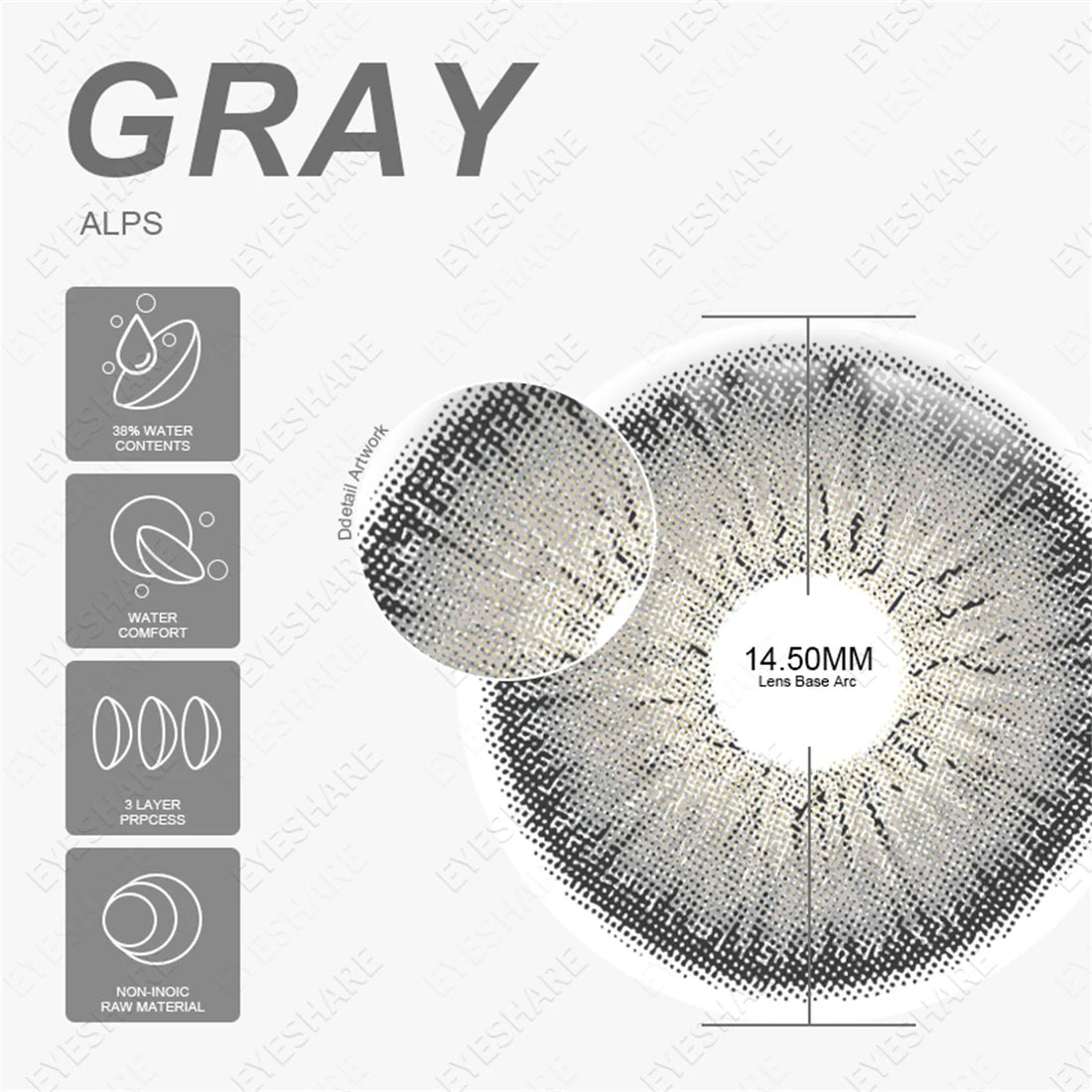 ALPS GRAY 14.5mm