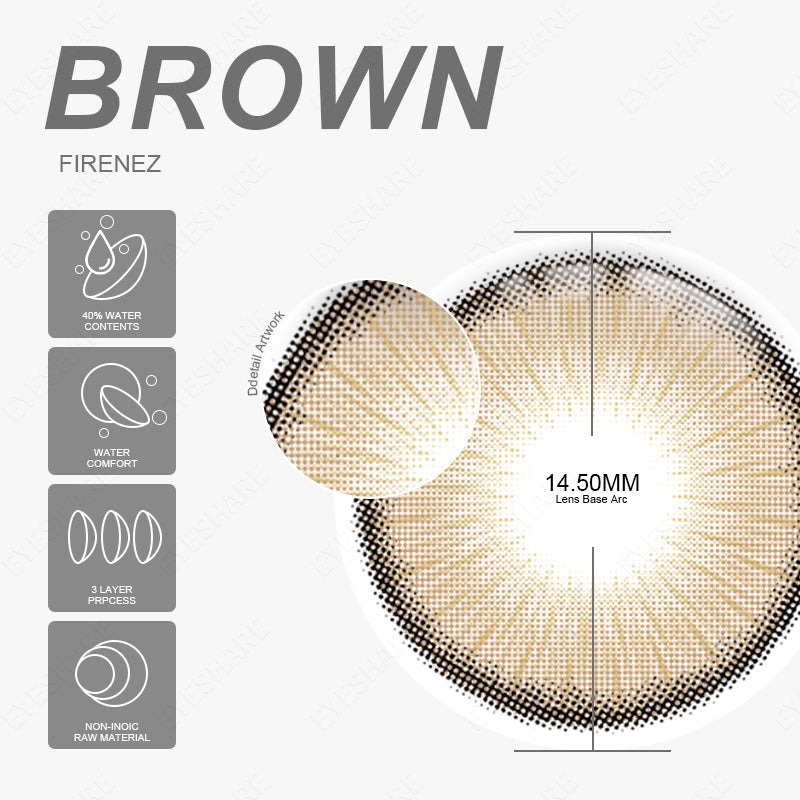 FIRENZE BROWN 14.5mm