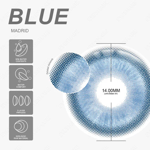 MADRID BLUE 14.0mm