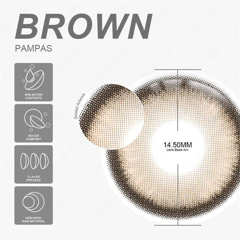 PAMPAS BROWN 14.5mm