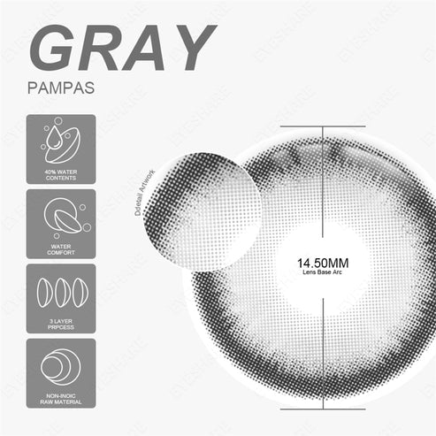 PAMPAS GRAY 14.5mm