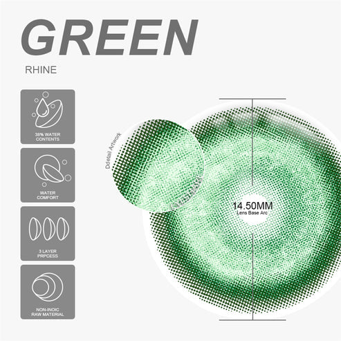 RHINE GREEN 14.5mm