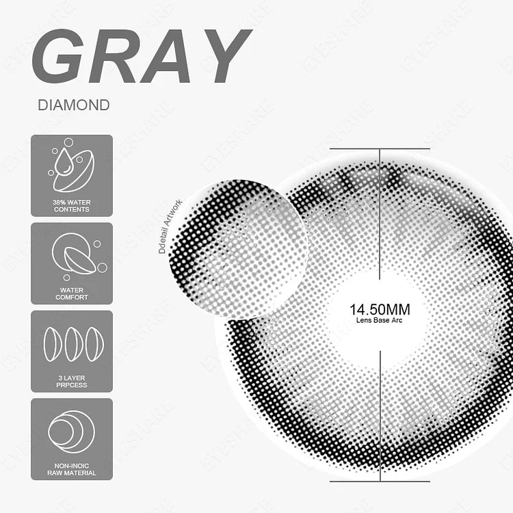 DIAMOND GRAY 14.5mm