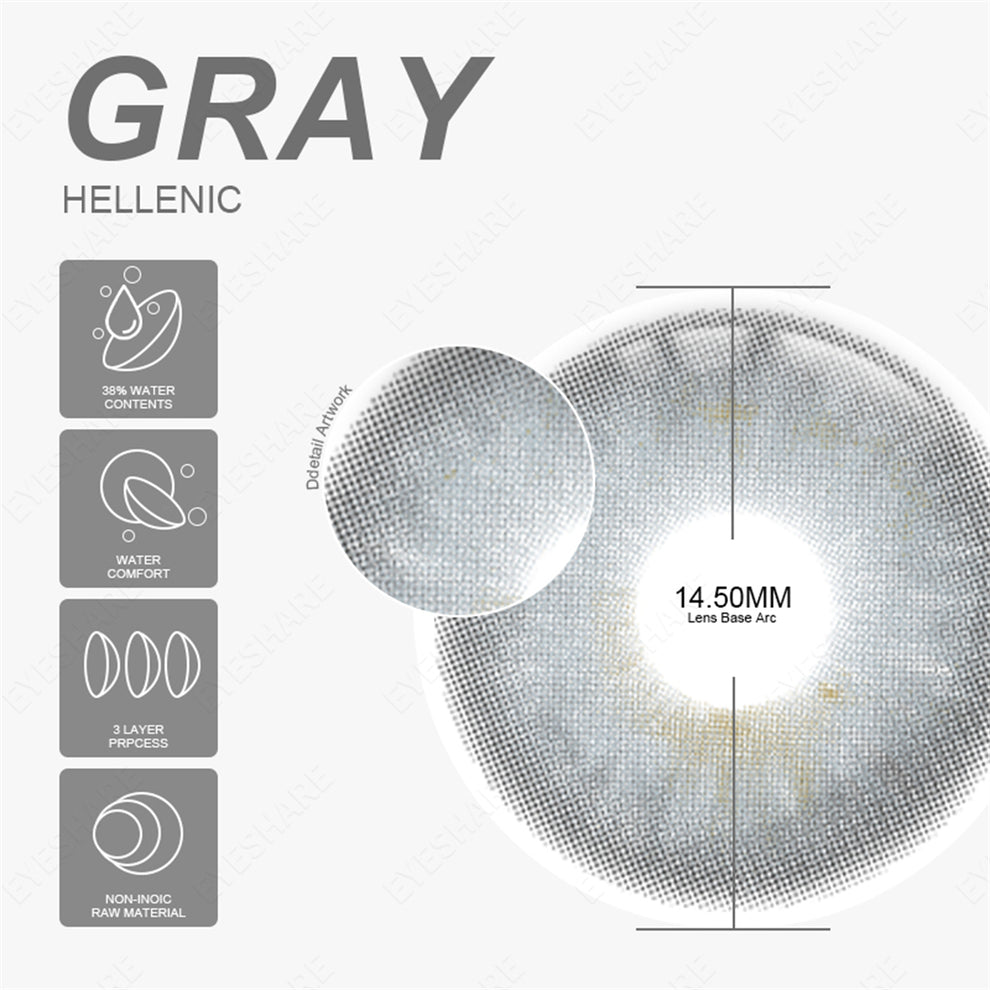 HELLENIC GRAY 14.5mm